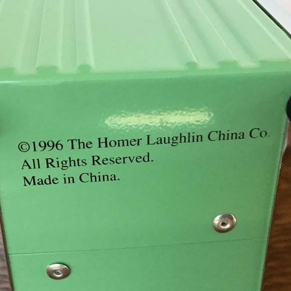 Vintage Fiesta Napkin Holder Jadeite Diner Green Fiestaware 1996 Homer Laughlin - Picture 3 of 16